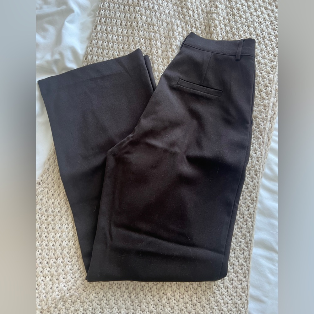 Dark brown baggy trouser pants